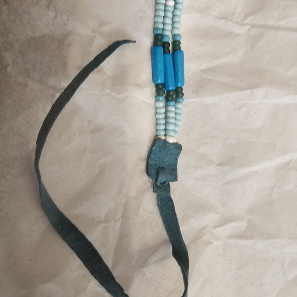 Beautiful Vintage Native American Choker Necklace. - Picture 8 of 16